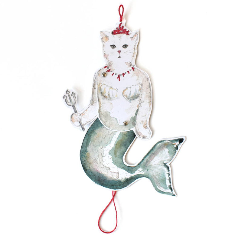 Cat Mermaid Card