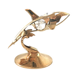 Vintage Gold-Plated Austrian Crystal Dolphin