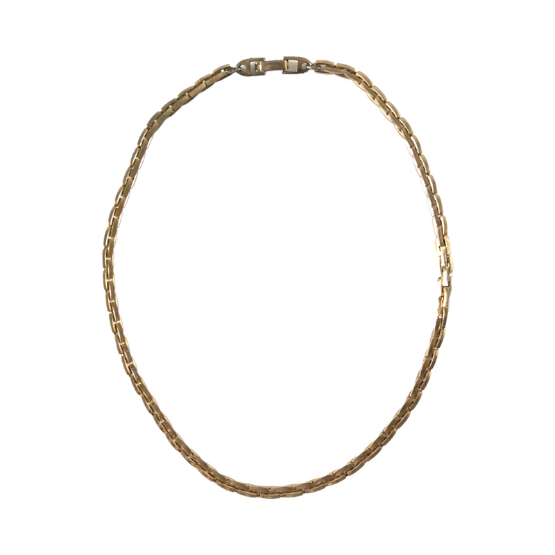 Vintage Napier Gold Tone Chain Link Necklace