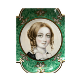 New! - Portrait Plate: "Miss Claudia, Just Returned from Finishing School, was Ready to Take on the World"