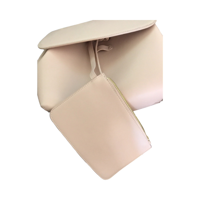 Pink Top-Handle Crossbody Bag