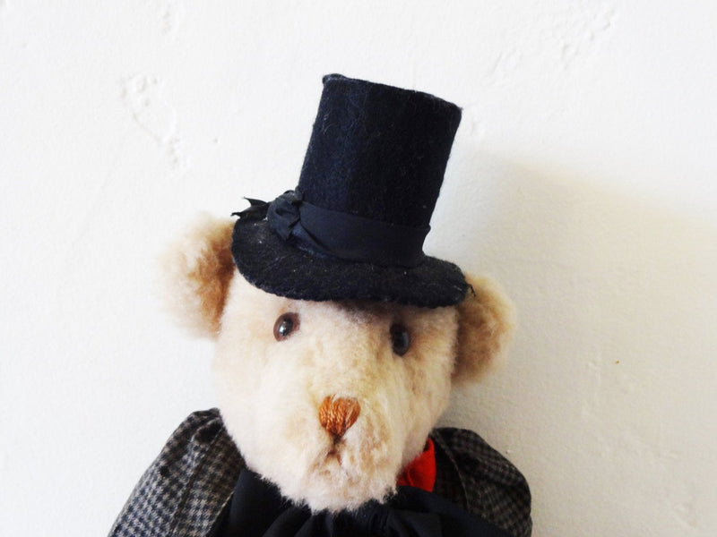 Vintage Hand-Made Teddy Bear in Victorian Costume