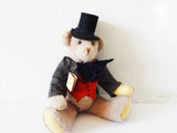 Vintage Hand-Made Teddy Bear in Victorian Costume