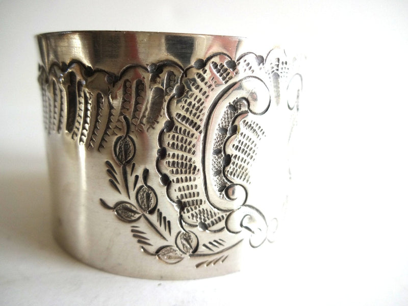 19th-C French Rococo Napkin Rings