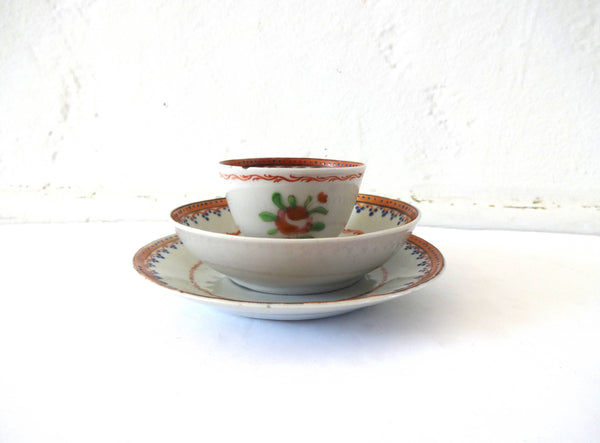 Rare 18th-C Chinese Export Porcelain Famille Rose Child's Tea Set