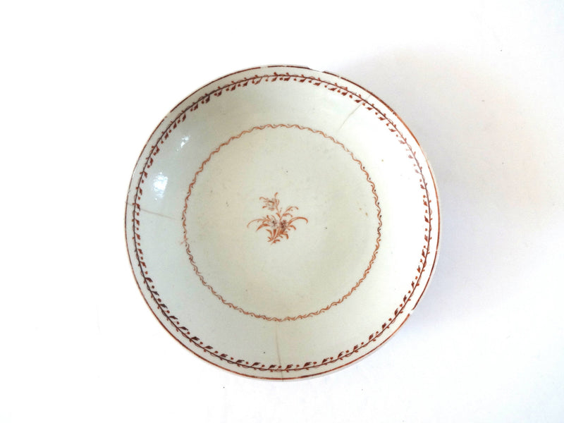 18th-C Chinese Export Porcelain Saucer