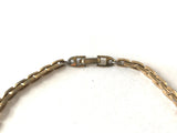 Vintage Napier Gold Tone Chain Link Necklace