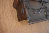 Set of 3 Antique Wood Window Cornices