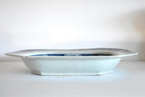 18th-Century Qianlong Chinese Blue Underglaze Large Serving Dish, Platter, or Charger