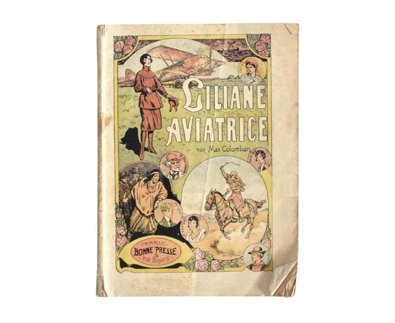 French 1920s Illustrated Story, "Lilian, Aviatrice"