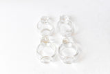 Vintage Owl Blown Glass Napkin Rings - Set of 4