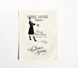 Vintage French Men's Fashion Advertisement Page