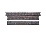 Set of 3 Antique Wood Window Cornices