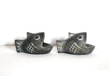 Pair of Mid-Century Modern Bronze Fish Ashtrays