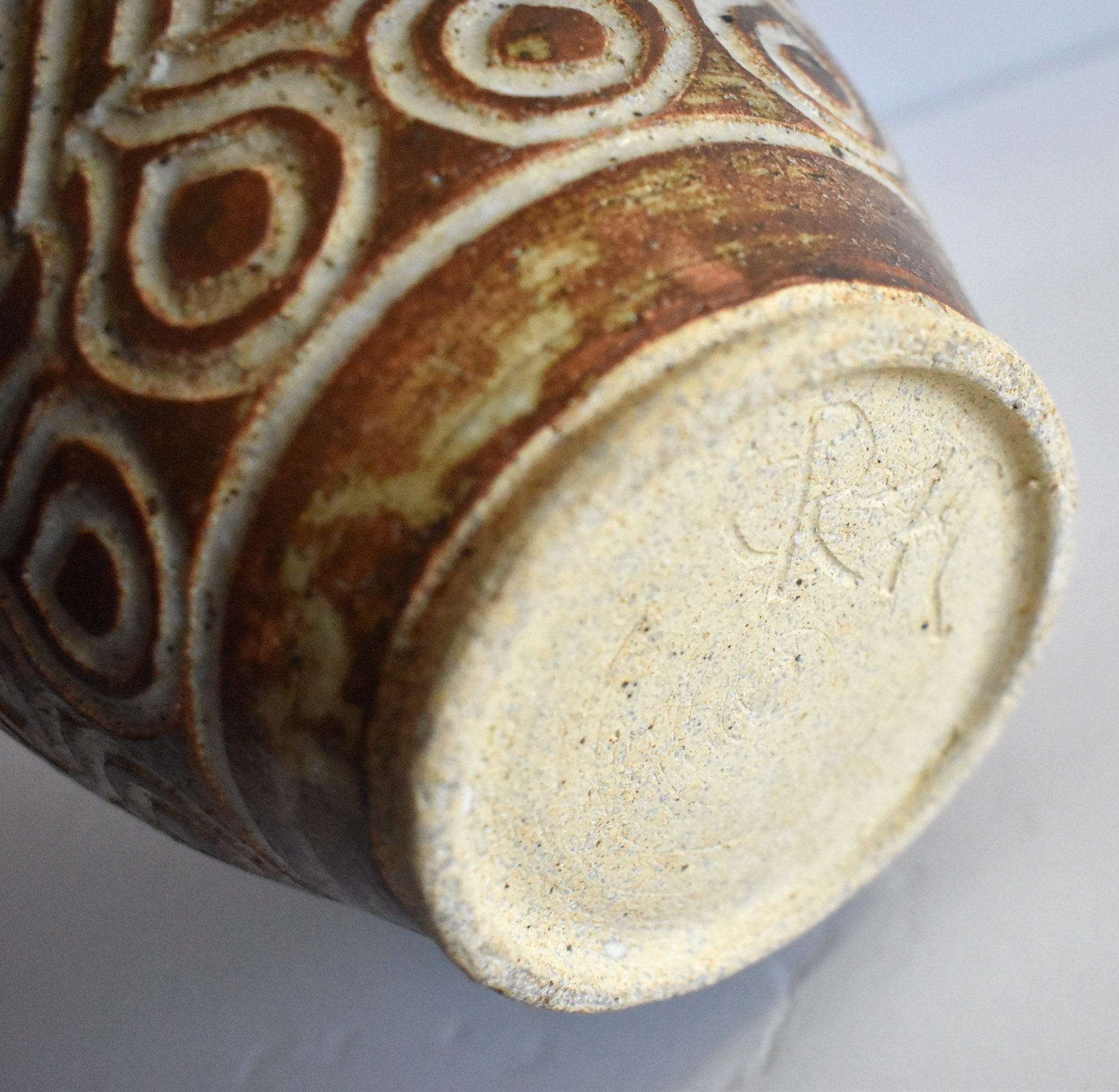 Mid-Century Studio Pottery Stoneware Vase