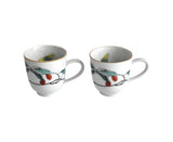 Mottahedeh "Famille Verte" Coffee Cups