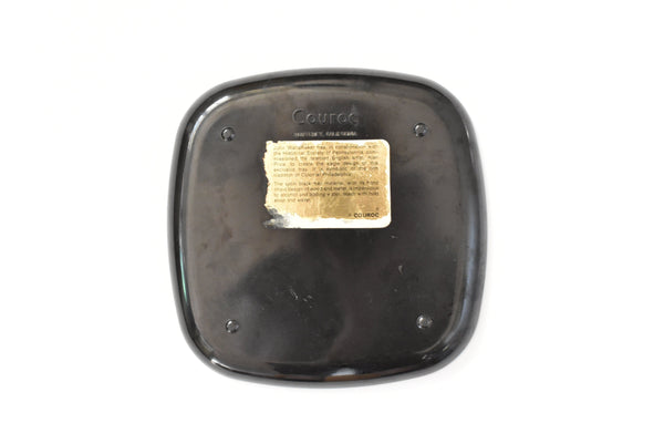Mid-Century Modern Couroc Tray With Bald Eagle and American Flag