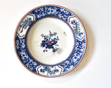 Antique Minton Chinese Blossom Blue & White Transferware Soup Bowls - Set of 4