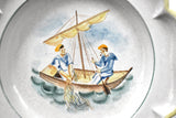 Italian Faience Fisherman Plate