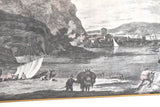 18th Century Engraving of a Marco Ricci Landscape by Giovanni Volpato