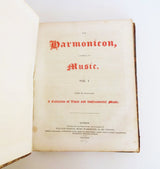 Rare 1823 Harmonicon Music Book