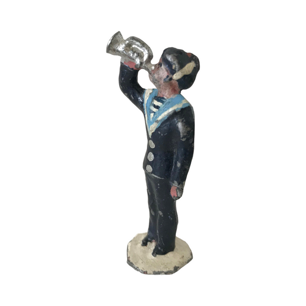 WWI French Navy Bugle Boy Toy Soldier